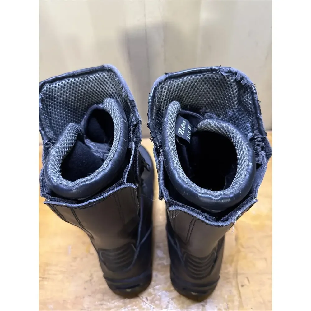 Vega Nitro Black Racing Motorcycle Boots Men Size 11